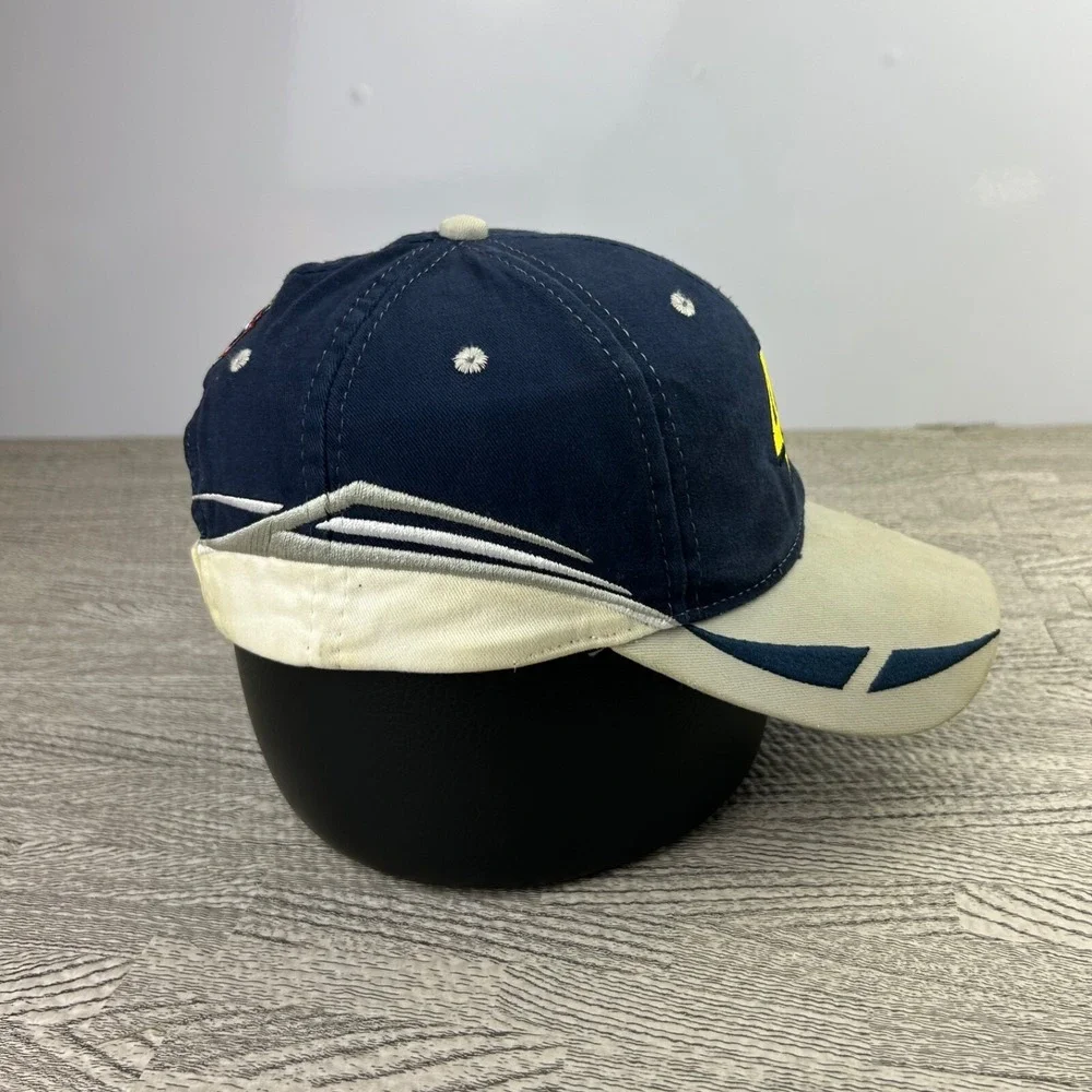 Vintage Jimmie Johnson Nascar Hat Cap Strap Back Adjustable Blue Racing 48 Adult